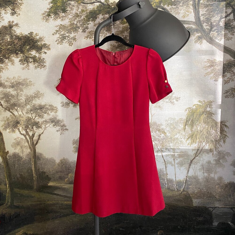 Little Lolita Red Dress School Girl - Unbranded - Size S - Reformation-Style
